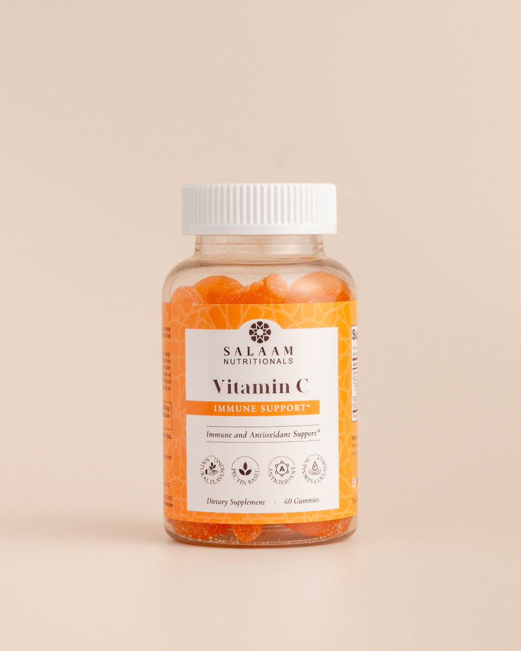 Halal Vitamin C Chewable Gummies - 60 Count | Salaam Nutritionals