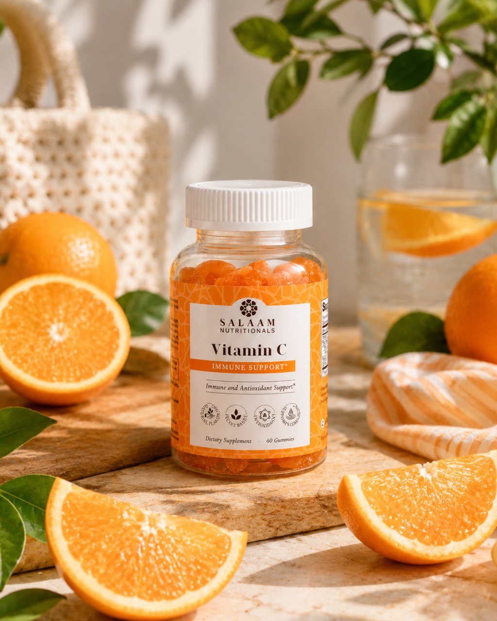 Halal Vitamin C Chewable Gummies - 60 Count | Salaam Nutritionals