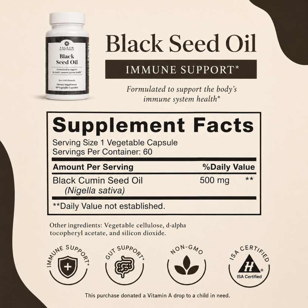 Halal Adult Immunity Booster Bundle – Multivitamin, Vitamin C, Black Seed Oil and Fish Oil