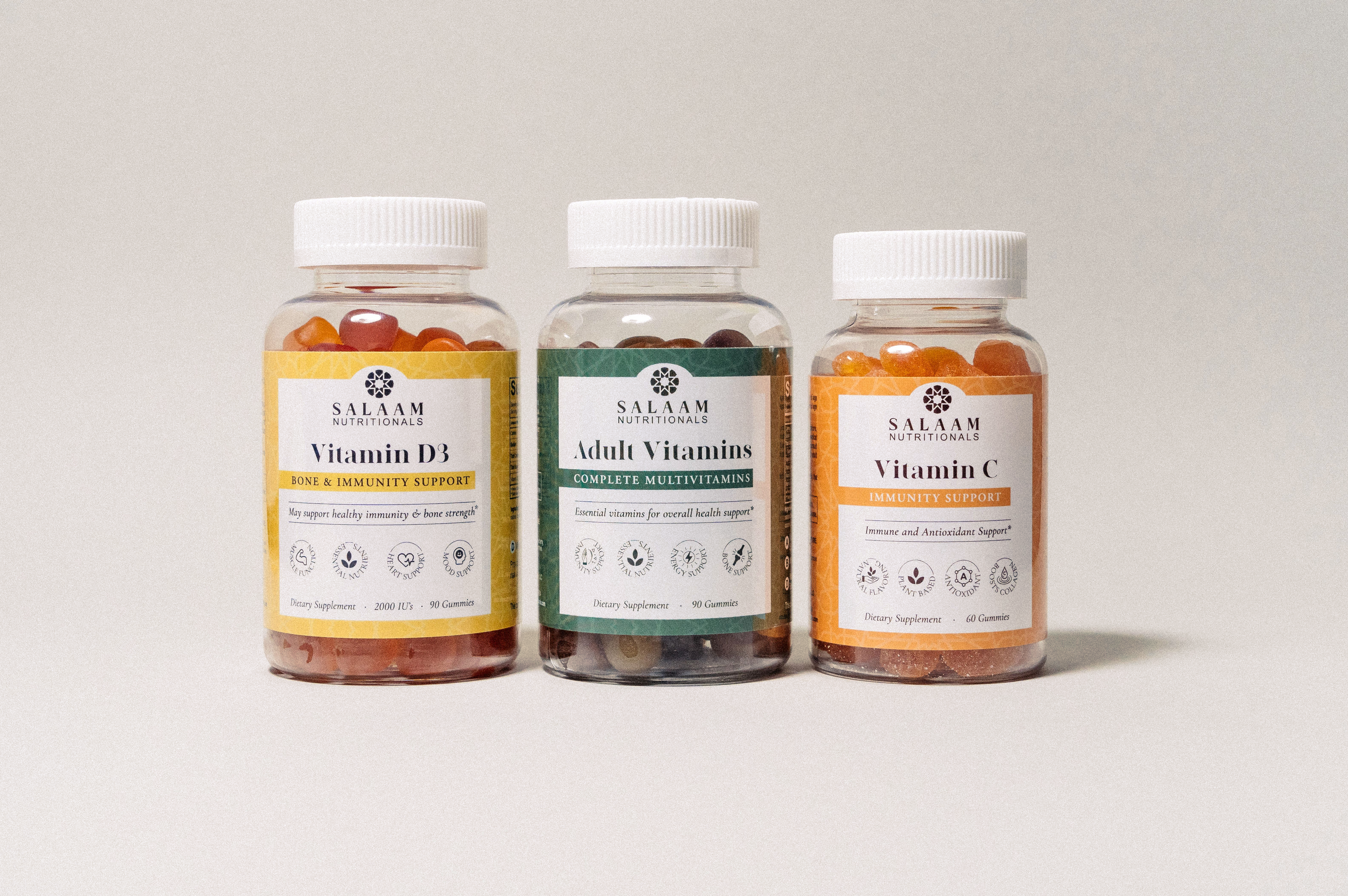 Adult Vitamins Bundle Pack (3 Bottles) - Salaam Nutritionals