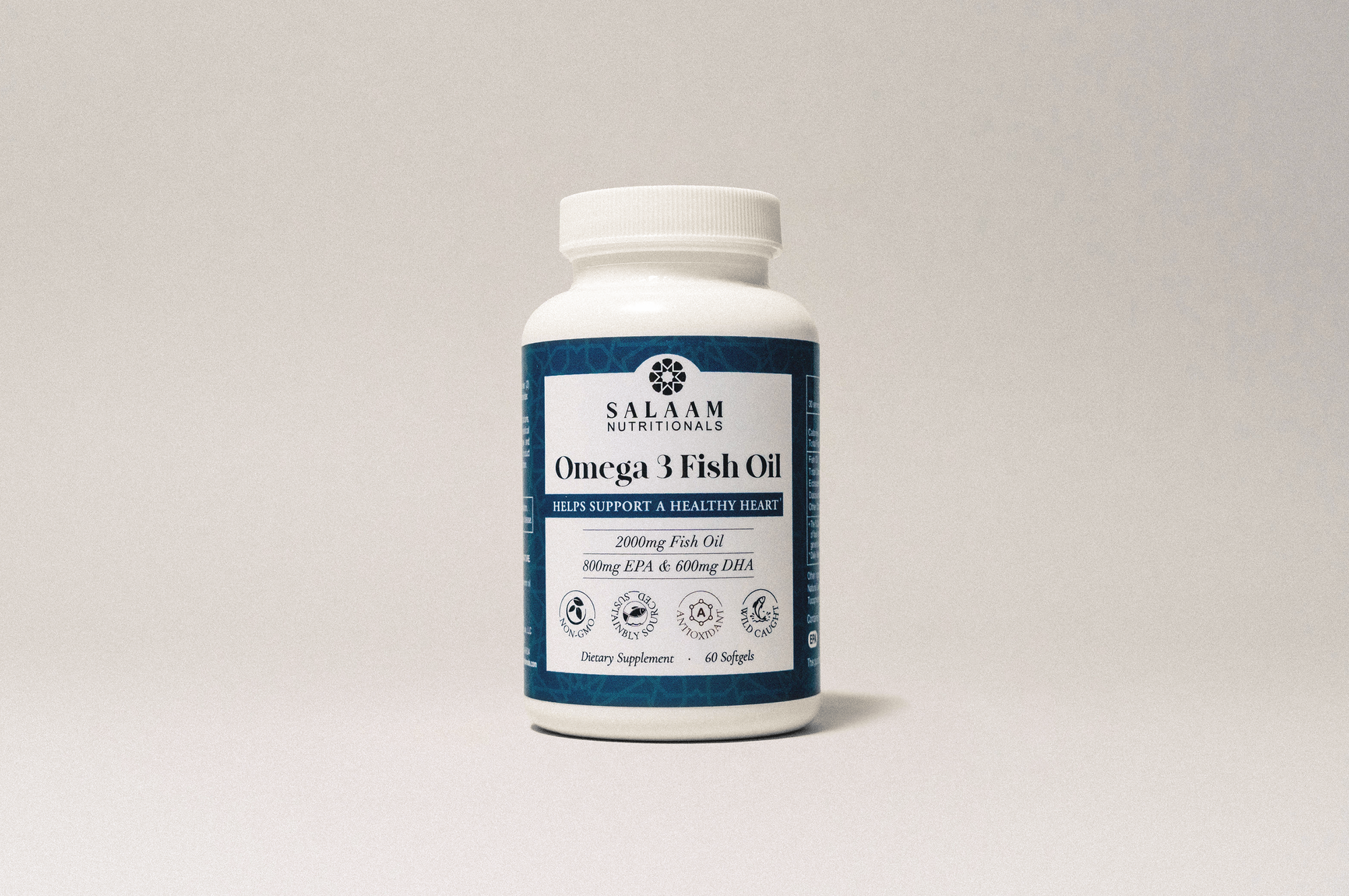 Omega 3 + EPA/DHA Fish Oil Soft Gels (60 count)